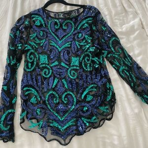 F21 sequin top